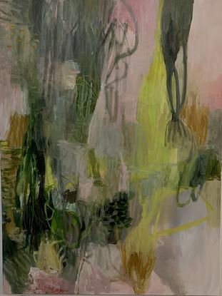 (CreativeWork) Tasmania Wild Forest #1 by Aesha Kennedy. Oil. Shop online at Bluethumb.