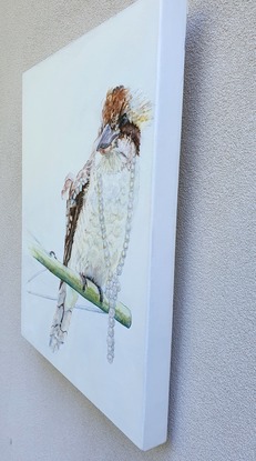 (CreativeWork) Pearl by Jules Lawson. Watercolour. Shop online at Bluethumb.