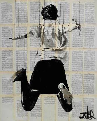 (CreativeWork) THE PLUNGE by loui jover. Mixed Media. Shop online at Bluethumb.