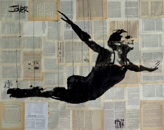 (CreativeWork) THE PLUNGE by loui jover. Mixed Media. Shop online at Bluethumb.