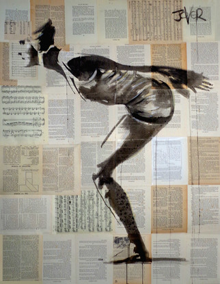 (CreativeWork) THE PLUNGE by loui jover. Mixed Media. Shop online at Bluethumb.