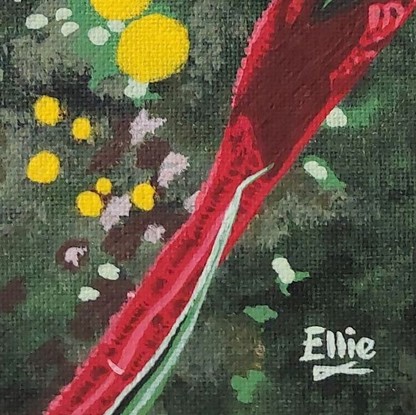 (CreativeWork) Wholly emblematic by Ellie Biggs. Acrylic. Shop online at Bluethumb.