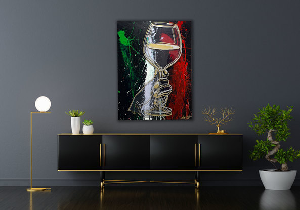 (CreativeWork) Salute  by Andrea Lo Re. Acrylic. Shop online at Bluethumb.