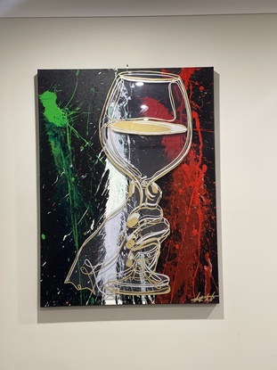 (CreativeWork) Salute  by Andrea Lo Re. Acrylic. Shop online at Bluethumb.