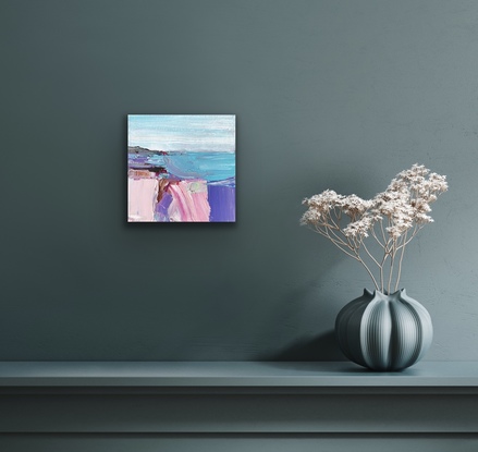 (CreativeWork) Beach bloom by Sally Fisher. Acrylic. Shop online at Bluethumb.