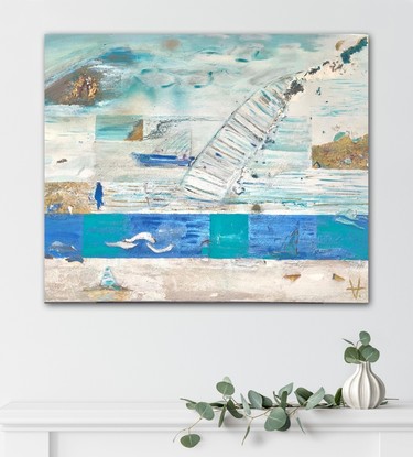 Textured and light capturing sea themes and sailing