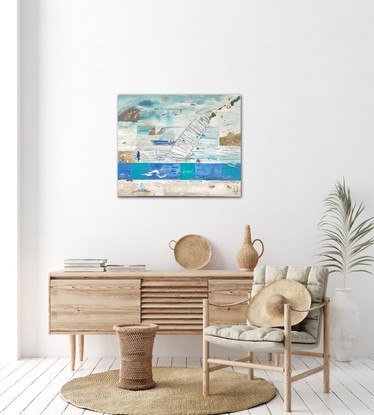 Textured and light capturing sea themes and sailing