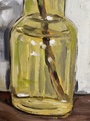 waratah
Still life
yellow glass vase