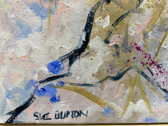 (CreativeWork) Sweet Dreams  by Sue Burton. Acrylic. Shop online at Bluethumb.