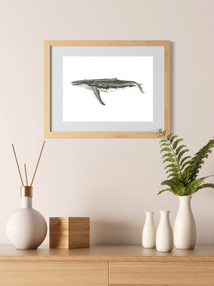 Southern Humpback Whale- Fine Art Reproduction print 1 of 20