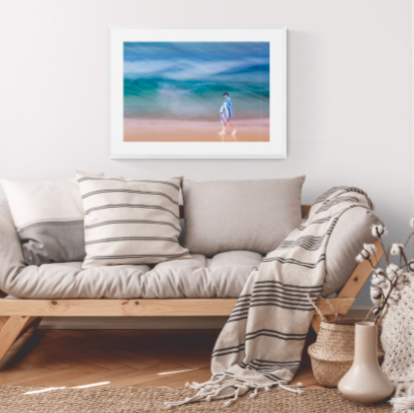 Summer Lovin'. Sand between our toes, big fluffy towels, aquamarine waves ... who doesn't love summers freedom's. Captured in Queensland with it's beautiful aquamarine colours. Summer lovin' is a cool and bright addition to the Limited Edition 'breathing dreams' series by emerging artist Ann Parrott. 