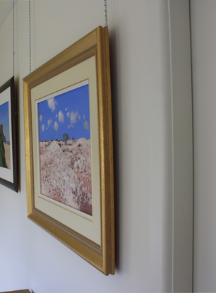 A view of the opal field of white cliffs.