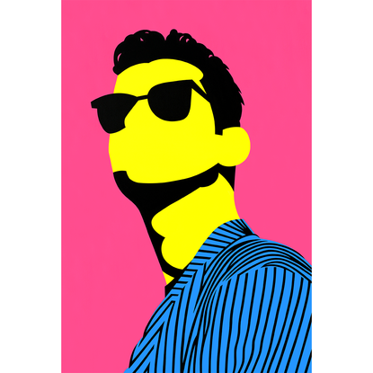 Dave Gahan - Depeche Mode - Faceless Pop Art Portrait