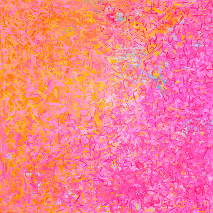 Neon Pink and orange bright Limited Edition Print