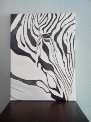 (CreativeWork) The Zebra crossing by Sagar Nagpal. Acrylic. Shop online at Bluethumb.