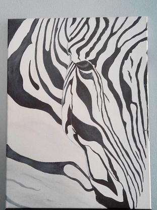 (CreativeWork) The Zebra crossing by Sagar Nagpal. Acrylic. Shop online at Bluethumb.