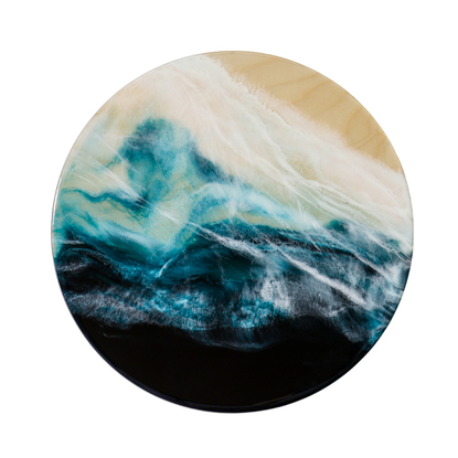 Ocean Resin Artwork 60cm