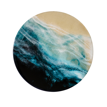 Ocean Resin Artwork 60cm