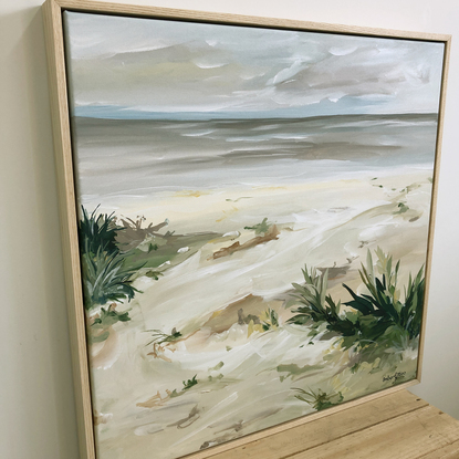 beach landscape painting