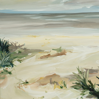 beach landscape painting