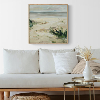 beach landscape painting