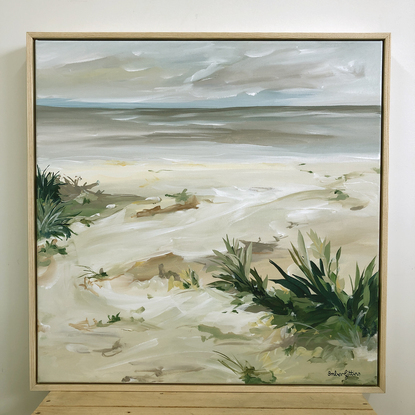 beach landscape painting