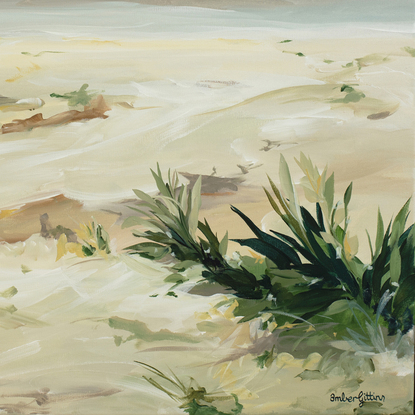 beach landscape painting