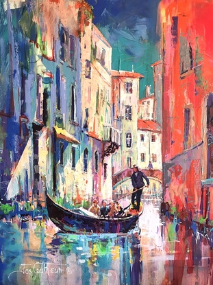 Gondola in Venice. 