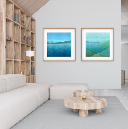 'Gradual Land Series-  set of 3' has been released as a limited edition print of 35. It is reproduction of my original mixed media paintings. Ideal for home or the office to create some calm.