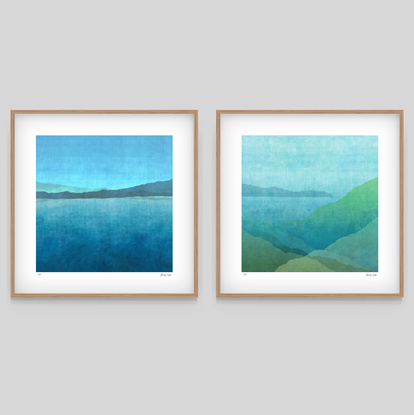 'Gradual Land Series-  set of 3' has been released as a limited edition print of 35. It is reproduction of my original mixed media paintings. Ideal for home or the office to create some calm.