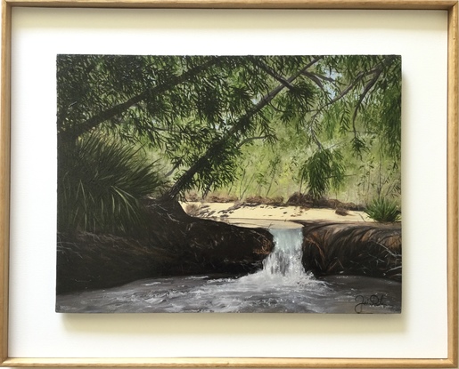 Little Waterfall  in outback 