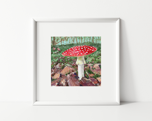 fairy mushroom also know as Amanita muscaria