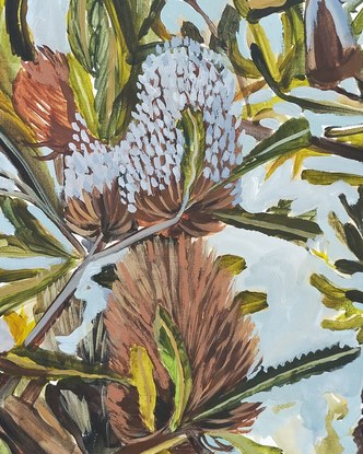 Banksia flowers