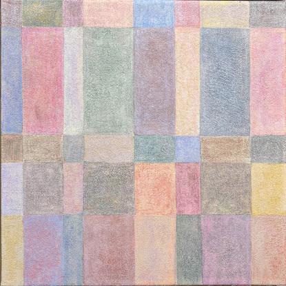 Pastel colours in check style pattern 