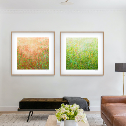 'Garden Series' Blushing Garden and Summer Garden-  set of 3' has been released as a limited edition print of 35.