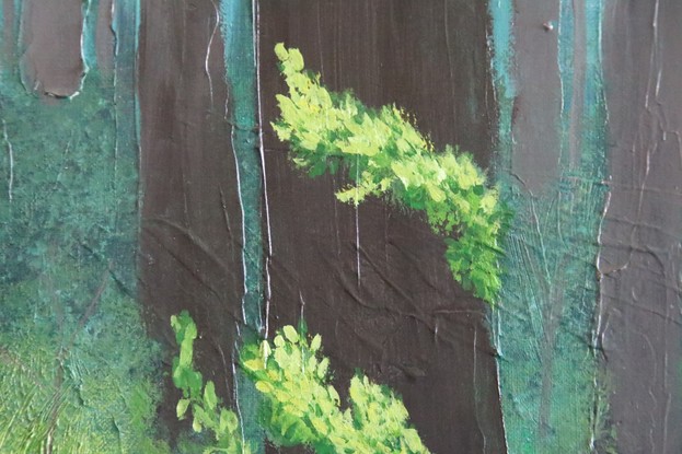 Australian bush forest landscape painting