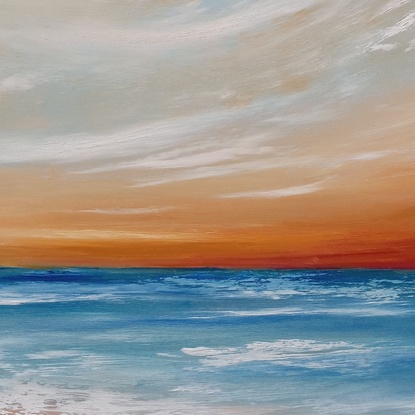 Ocean Sunset Seascape 