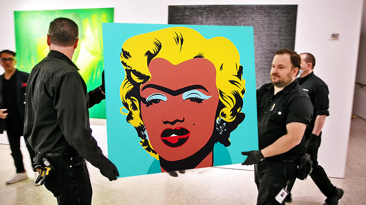 Shot Sage Brown Marilyn - Marilyn Monroe Pop Art Painting