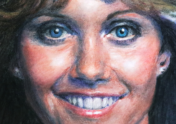 Realistic Portrait of Olivia Newton-John