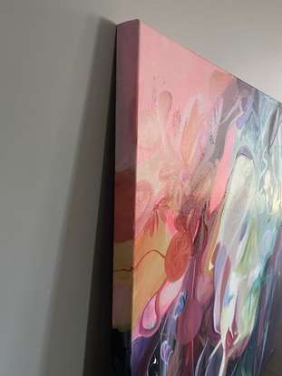 large colourful statement painting