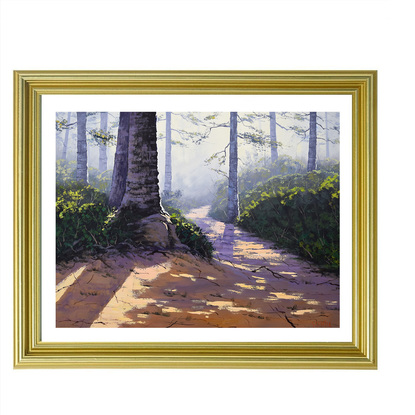 Forest trees painting