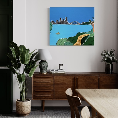 City and seascape of Sydney 