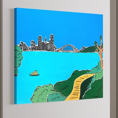 City and seascape of Sydney 