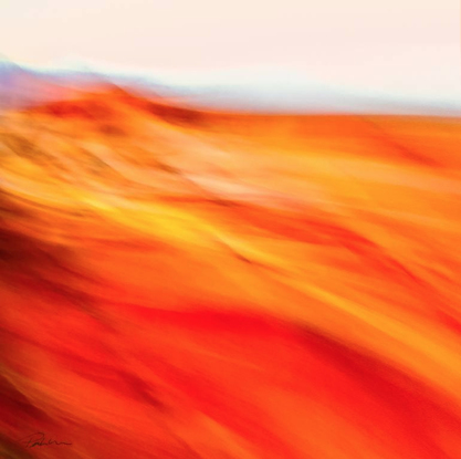 Sunset glow on the desert hills of Central Australia