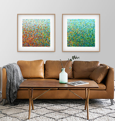 'Sydney Pollen Dance Series-  set of 3' has been released as a limited edition print of 35. It is reproduction of my original acrylic painting. Ideal for home or the office to create some calm.