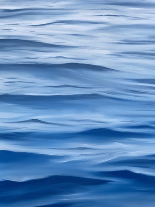 Light calm ocean surface