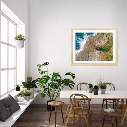 This original photograph is printed professionally on archival paper, the print has a flat finish and is very detailed and looks amazingly vivid showcasing all the natural colours of the Australian coastline.