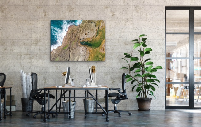 This original photograph is printed professionally on archival paper, the print has a flat finish and is very detailed and looks amazingly vivid showcasing all the natural colours of the Australian coastline.