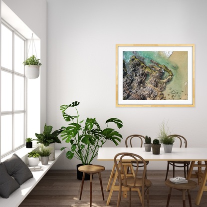 This original photograph is printed professionally on archival paper, the print has a flat finish and is very detailed and looks amazingly vivid showcasing all the natural colours of the Australian coastline.