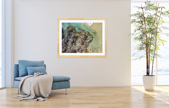 This original photograph is printed professionally on archival paper, the print has a flat finish and is very detailed and looks amazingly vivid showcasing all the natural colours of the Australian coastline.